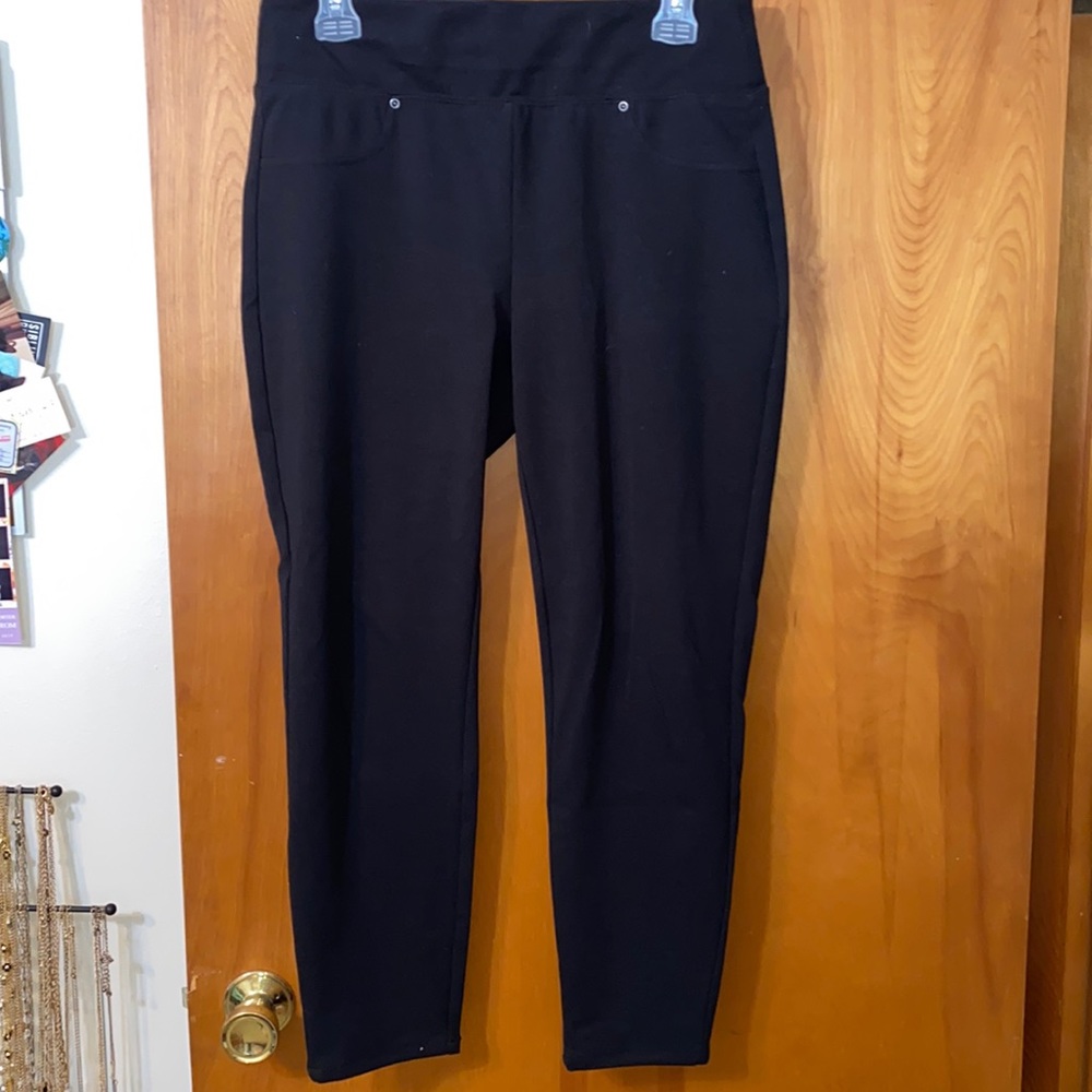 Maurices Black Spandex Waist Soft Dress Pants